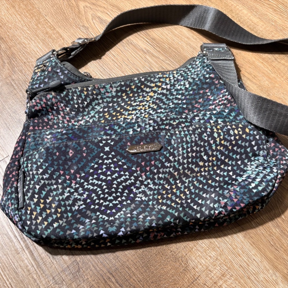 ETA by Rosetti Everyday Travel Adventure Crossbody Bag Geometric Print Multi